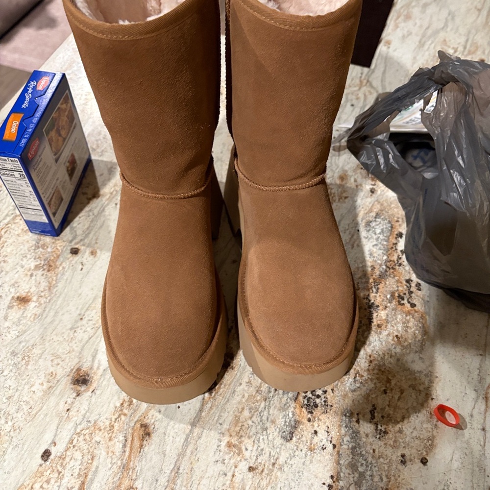 UGG Tan Suede Boots